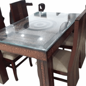 Minimalist 4-Seater Dining Table – Perfect for Apartments