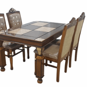 Elegant 4-Seater Dining Table Set for Apartments