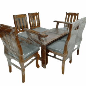 Engineered Wood 6-Seater Table – Affordable & Stylish