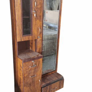 Wooden Dressing Table with Mirror and Drawers for Bedroom