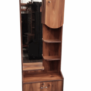 Corner Dressing Table for Small Rooms with Storage Drawer