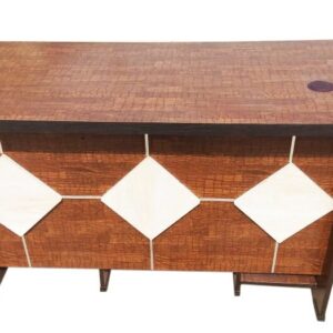 Wooden Office Table – Classic Design with Drawers and Storage