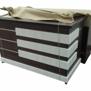 Rustic Office Desk – Farmhouse Style Wooden Work Table