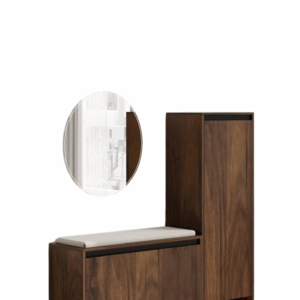 Multipurpose Wooden Shoe Rack with Seat