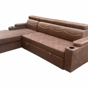 Family-Size 4-Seater Sofa with Soft Cushions