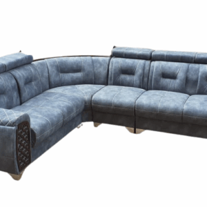 Luxury 6-Seater Sofa Set – Premium Wooden Design for Large Spaces