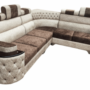 Designer 6-Seater Sofa with Soft Cushions – Perfect for Living Rooms